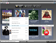 MuvUnder Cover - Album Right-Click Menu Screenshot